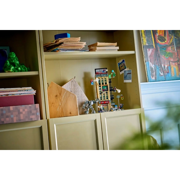 ასაწყობი კონსტრუქცია Lego 76342 Spider-Man vs. Mysterio: The Daily Bugle, Prefabricated Construction