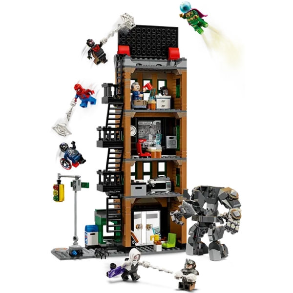 ასაწყობი კონსტრუქცია Lego 76342 Spider-Man vs. Mysterio: The Daily Bugle, Prefabricated Construction
