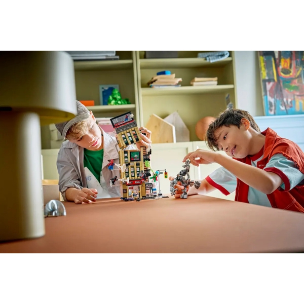 ასაწყობი კონსტრუქცია Lego 76342 Spider-Man vs. Mysterio: The Daily Bugle, Prefabricated Construction