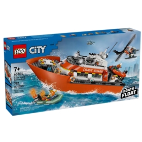 ასაწყობი კონსტრუქცია Lego 60504 Coast Guard Rescue Boat & Helicopter, Prefabricated Construction
