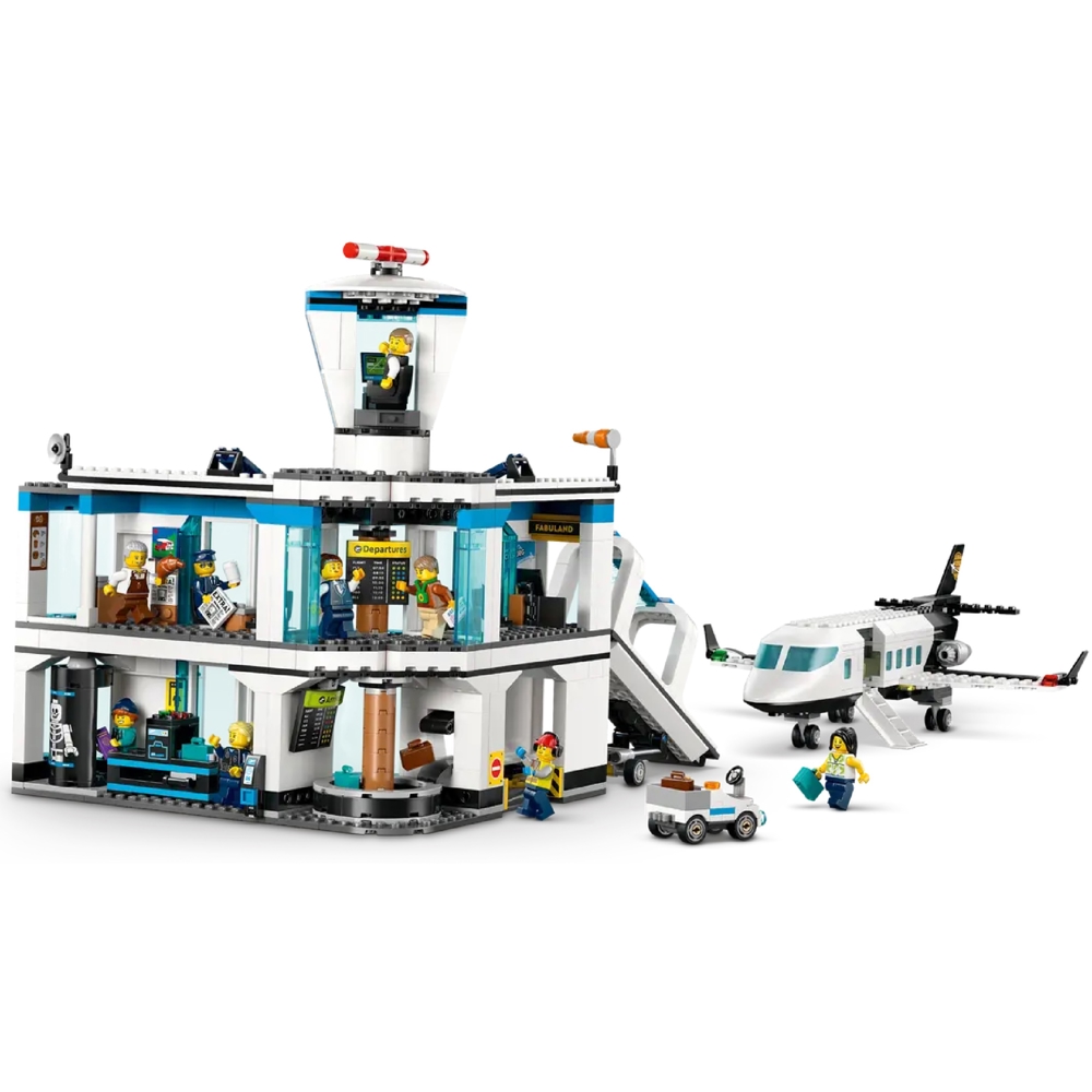 Prefabricated Construction Lego 60502 City Airport with Airplane V29