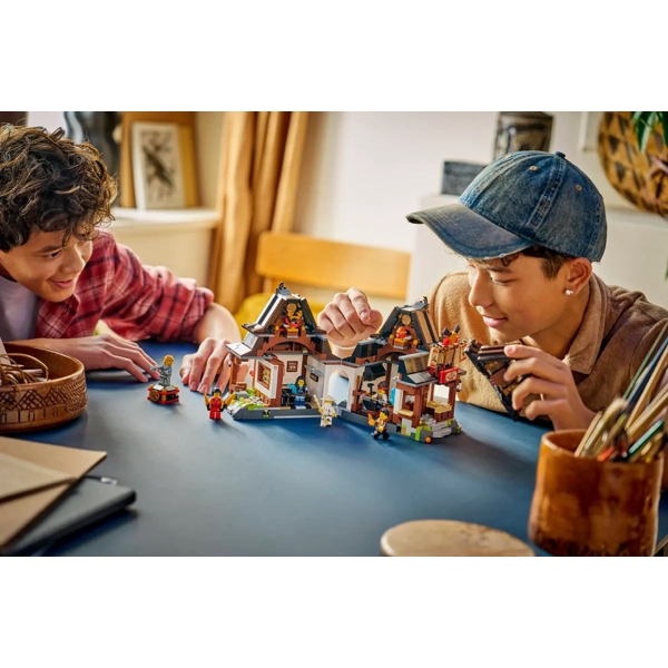 ასაწყობი კონსტრუქცია Lego 71858 NinjaGo Four Weapons Blacksmith 15th Anniversary, Prefabricated Construction