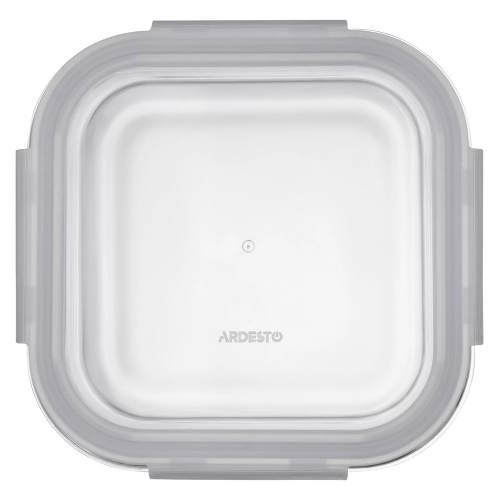 კონტეინერი Ardesto AR1212BSQ Gemini, 1.23l, Food Storage Container, Transparent