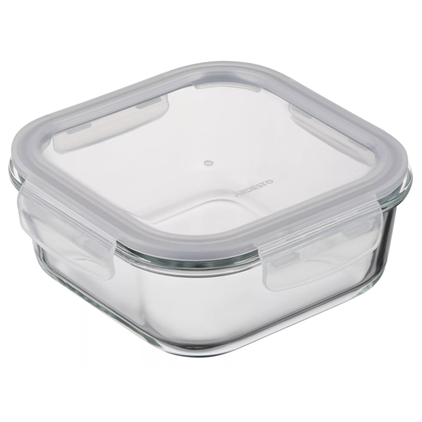 კონტეინერი Ardesto AR1280BSQ Gemini, 0.8l, Food Storage Container, Transparent