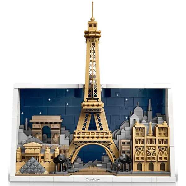 ასაწყობი კონსტრუქცია Lego 21064 Architecture Paris – City of Love, Prefabricated Construction