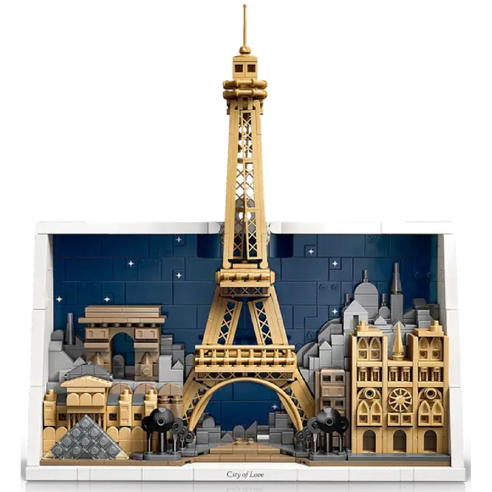 ასაწყობი კონსტრუქცია Lego 21064 Architecture Paris – City of Love, Prefabricated Construction