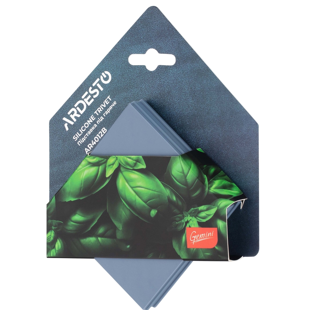 ქვაბის სადგამი Ardesto AR4012B Trivet Gemini, Hot Plate Stand, Blue