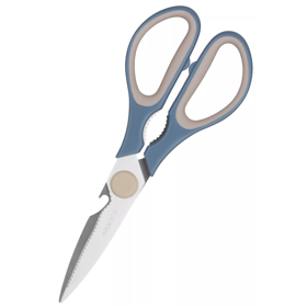 სამზარეულოს მაკრატელი Ardesto AR2125B Gemini, 21cm, Kitchen Scissors, Gray/Blue