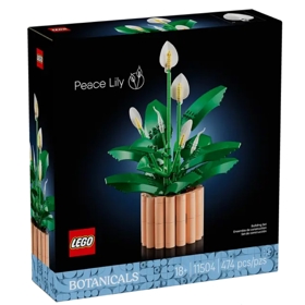 ასაწყობი კონსტრუქცია Lego 11504 The Botanical Collection Peace Lily, Prefabricated Construction