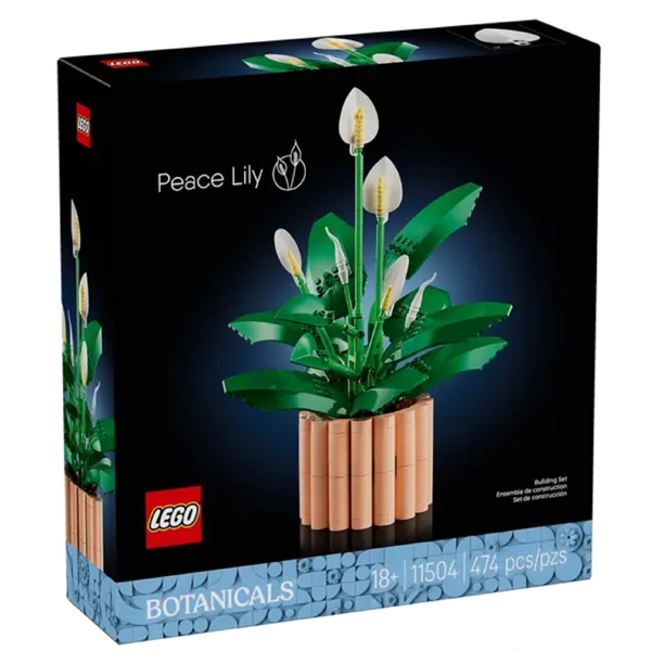 ასაწყობი კონსტრუქცია Lego 11504 The Botanical Collection Peace Lily, Prefabricated Construction