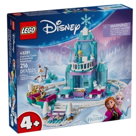 ასაწყობი კონსტრუქცია Lego 43281 Disney Princess Elsa's Ice Castle & Snow Ride Adventure, Prefabricated Construction