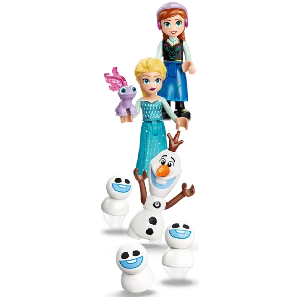 ასაწყობი კონსტრუქცია Lego 43281 Disney Princess Elsa's Ice Castle & Snow Ride Adventure, Prefabricated Construction