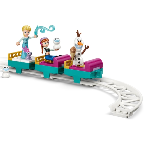 ასაწყობი კონსტრუქცია Lego 43281 Disney Princess Elsa's Ice Castle & Snow Ride Adventure, Prefabricated Construction