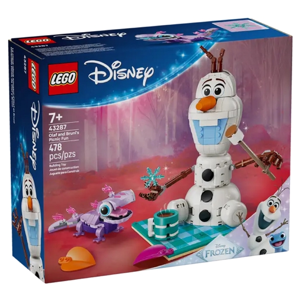 ასაწყობი კონსტრუქცია Lego 43287 Disney Princess Olaf and Bruni’s Picnic Fun, Prefabricated Construction