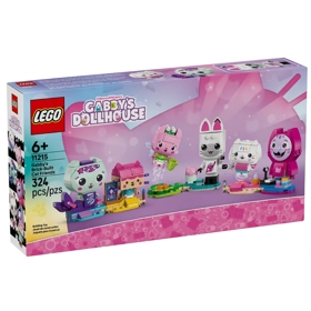 ასაწყობი კონსტრუქცია Lego 11215 Gabby's Dollhouse Gabby's Brick-Built Cat Friends, Prefabricated Construction