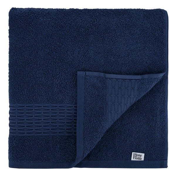 პირსახოცების ნაკრები Ardesto ART2357DB Terry Lotus, 2pcs, Towel Set, Dark Blue