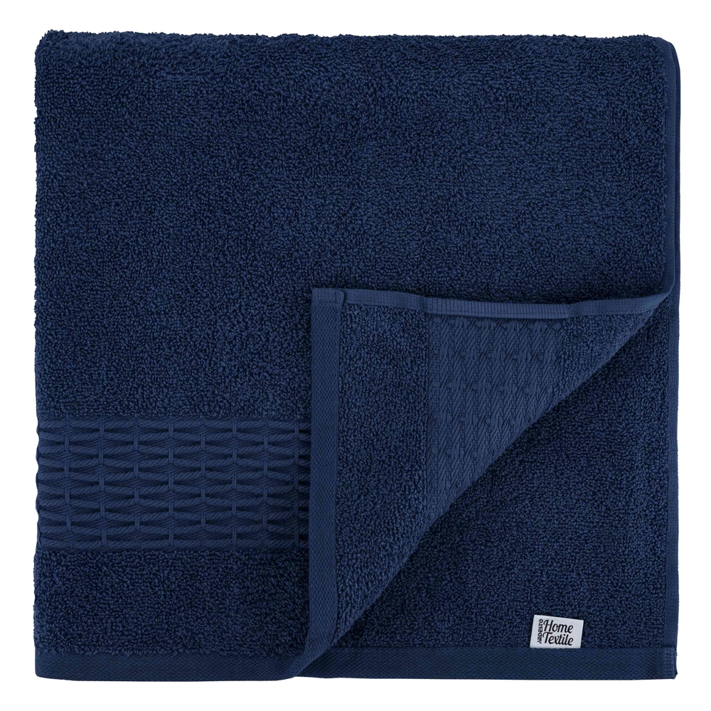 Towel Set Ardesto ART2357DB Terry Lotus, 2pcs, Dark Blue