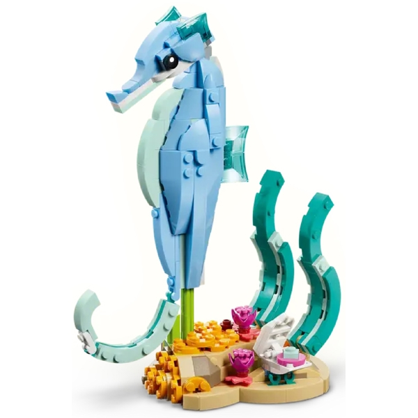 ასაწყობი კონსტრუქცია Lego 31385 Creator Sea Animals: Beautiful Dolphins, Prefabricated Construction