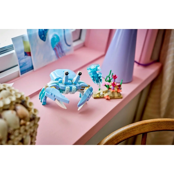 ასაწყობი კონსტრუქცია Lego 31385 Creator Sea Animals: Beautiful Dolphins, Prefabricated Construction