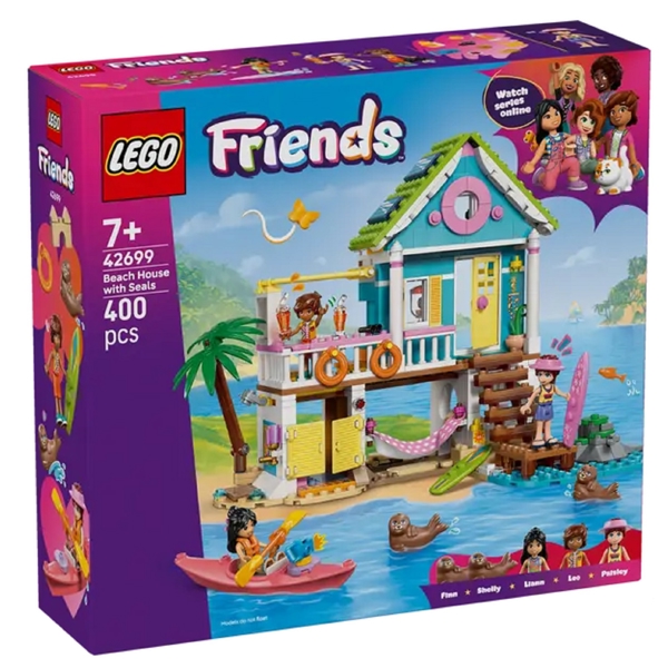 ასაწყობი კონსტრუქცია Lego 42699 Friends Beach House with Seals, Prefabricated Construction