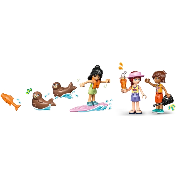 ასაწყობი კონსტრუქცია Lego 42699 Friends Beach House with Seals, Prefabricated Construction