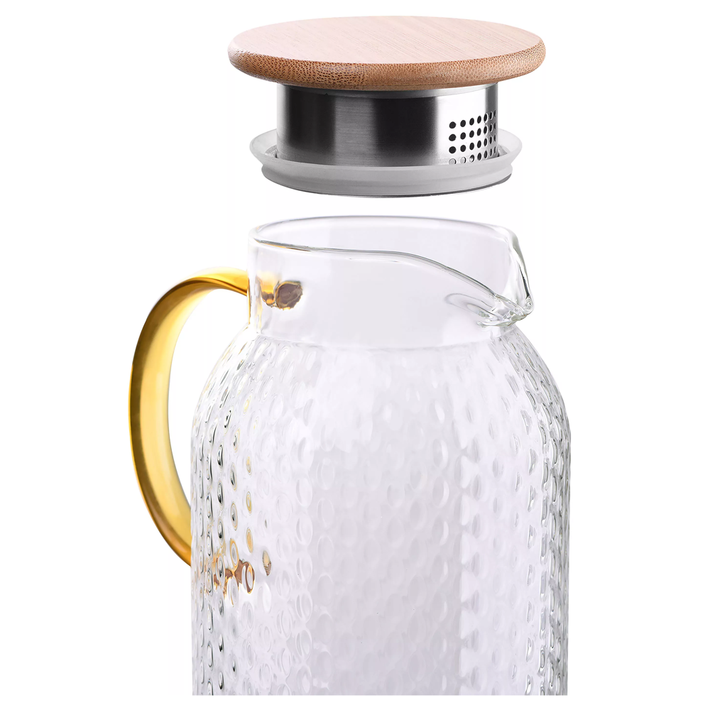 დოქი Ardesto AR2615BPG, 1.5l, Pitcher With Lid, Transparent