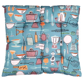 სკამის ბალიში Ardesto ART03CK Cookery, Sitpad, Blue