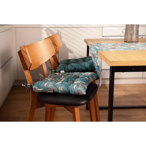 სკამის ბალიში Ardesto ART03CK Cookery, Sitpad, Blue