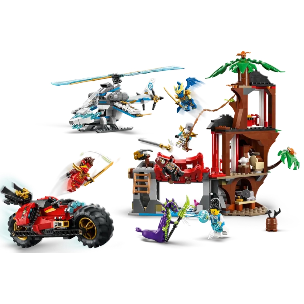 ასაწყობი კონსტრუქცია Lego 71857 NinjaGo Vehicle Tree House Battle, Prefabricated Construction