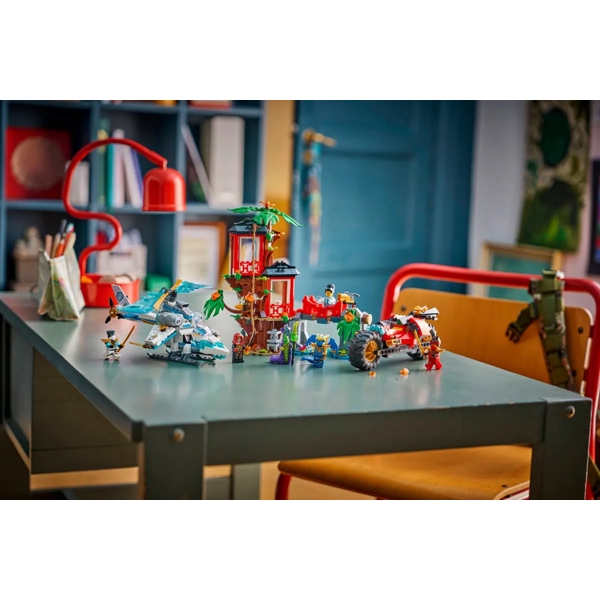 ასაწყობი კონსტრუქცია Lego 71857 NinjaGo Vehicle Tree House Battle, Prefabricated Construction