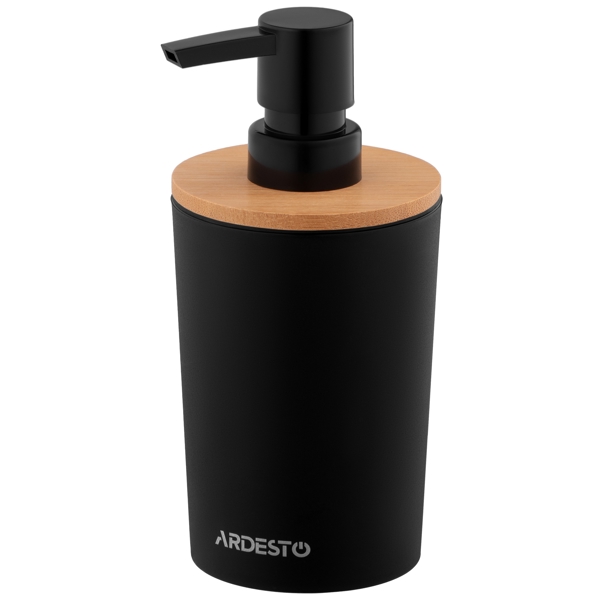 საპნის დისპენსერი Ardesto ARHB3104BB Minimalism, 0.38l, Soap Dispenser, Black