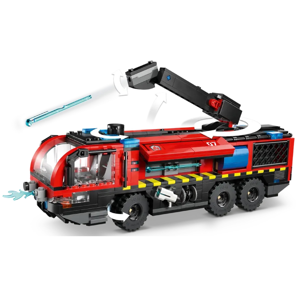 ასაწყობი კონსტრუქცია Lego 60499 City Airport Fire Truck, Prefabricated Construction