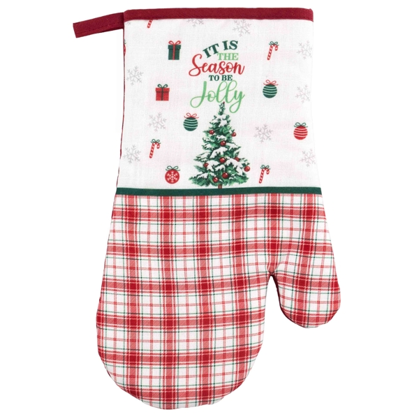 სამზარეულოს ხელთათმანი Ardesto ART05HT Christmas Tree, Oven Mitten, Green/Red