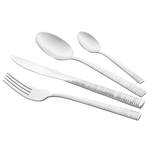 Cutlery Set Ardesto AR0824LS Gemini Loreto, 24pcs, Stainless Steel
