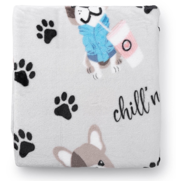 პლედი Ardesto ART0112PB, Blanket, Bulldog Coffee