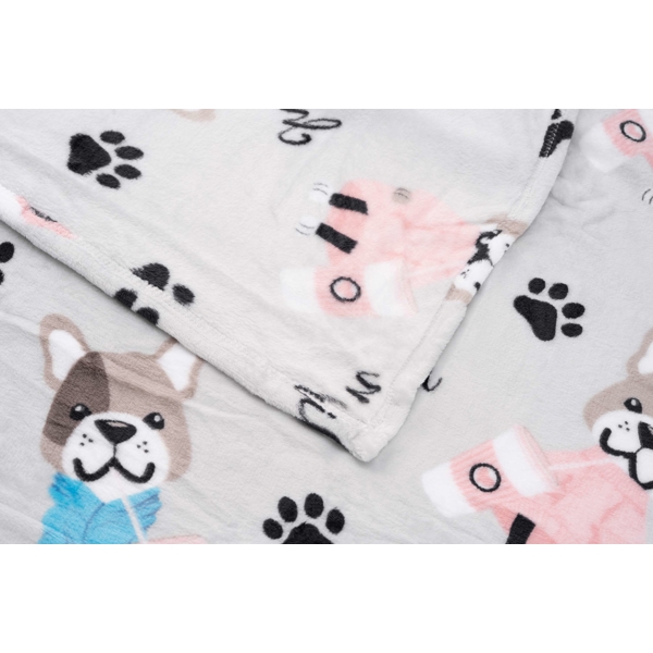 პლედი Ardesto ART0112PB, Blanket, Bulldog Coffee