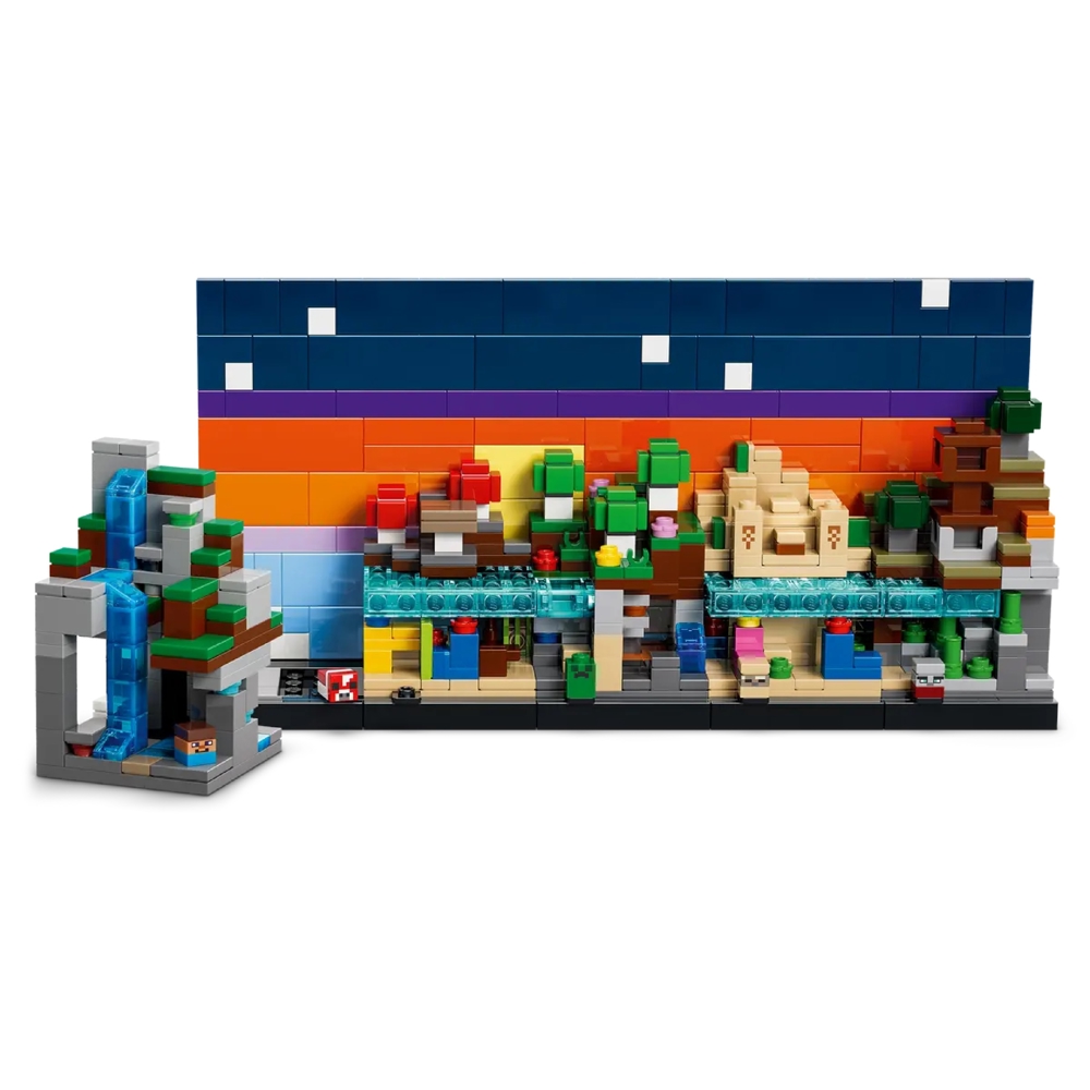 ასაწყობი კონსტრუქცია Lego 21589 Minecraft Mini Biomes, Prefabricated Construction