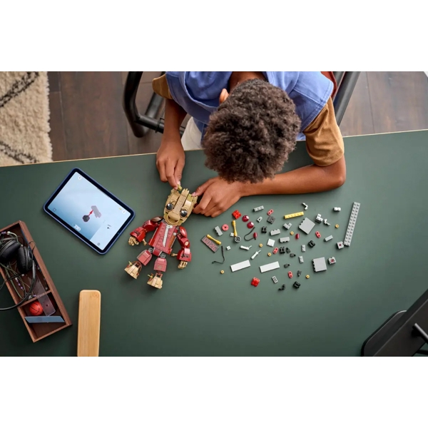 ასაწყობი კონსტრუქცია Lego 76341 Marvel Ravager Jumpsuit Groot, Prefabricated Construction