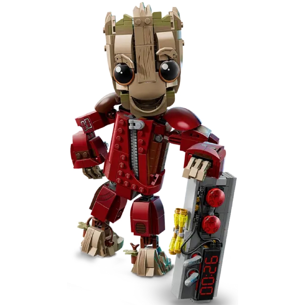 ასაწყობი კონსტრუქცია Lego 76341 Marvel Ravager Jumpsuit Groot, Prefabricated Construction