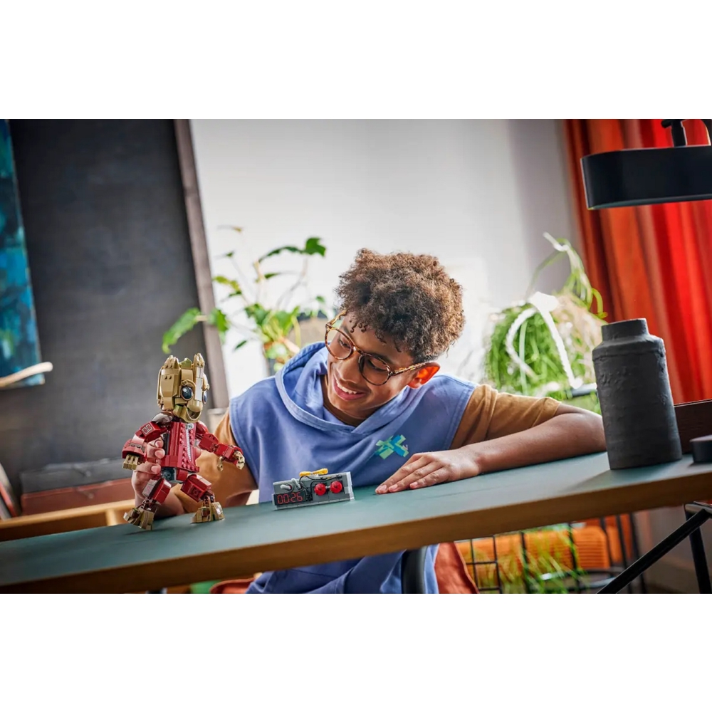 ასაწყობი კონსტრუქცია Lego 76341 Marvel Ravager Jumpsuit Groot, Prefabricated Construction