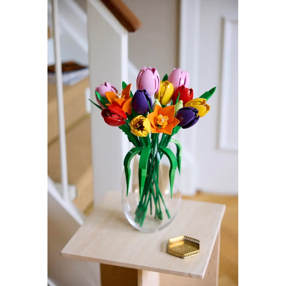 ასაწყობი კონსტრუქცია Lego 11501 The Botanical Collection Tulip Bouquet, Prefabricated Construction