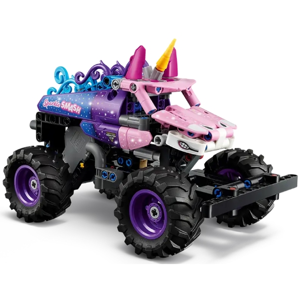 Prefabricated Construction Lego 42220 Technic Monster Jam Sparkle Smash Pull-Back