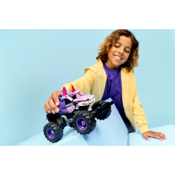 Prefabricated Construction Lego 42220 Technic Monster Jam Sparkle Smash Pull-Back