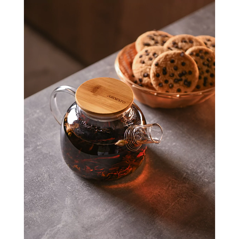 Teapot Ardesto AR3006GBM Gemini, 0.6l, Transparent