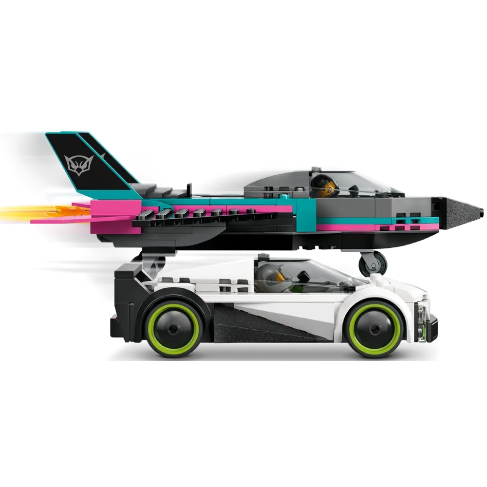 Prefabricated Construction Lego 60489 City Jet vs. Car