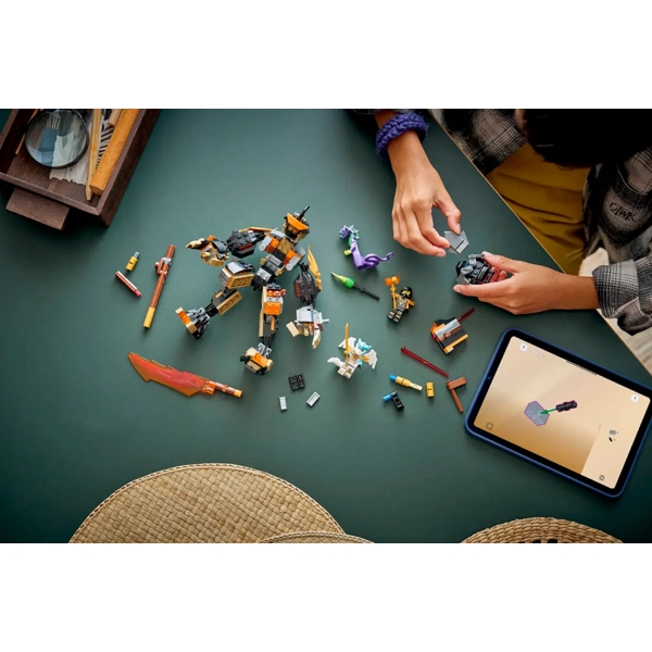 Prefabricated Construction Lego 71854 NINJAGO Cole's Mission Mech & Dragon Zane