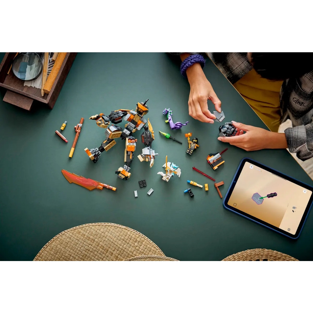 Prefabricated Construction Lego 71854 NINJAGO Cole's Mission Mech & Dragon Zane