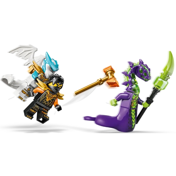 Prefabricated Construction Lego 71854 NINJAGO Cole's Mission Mech & Dragon Zane