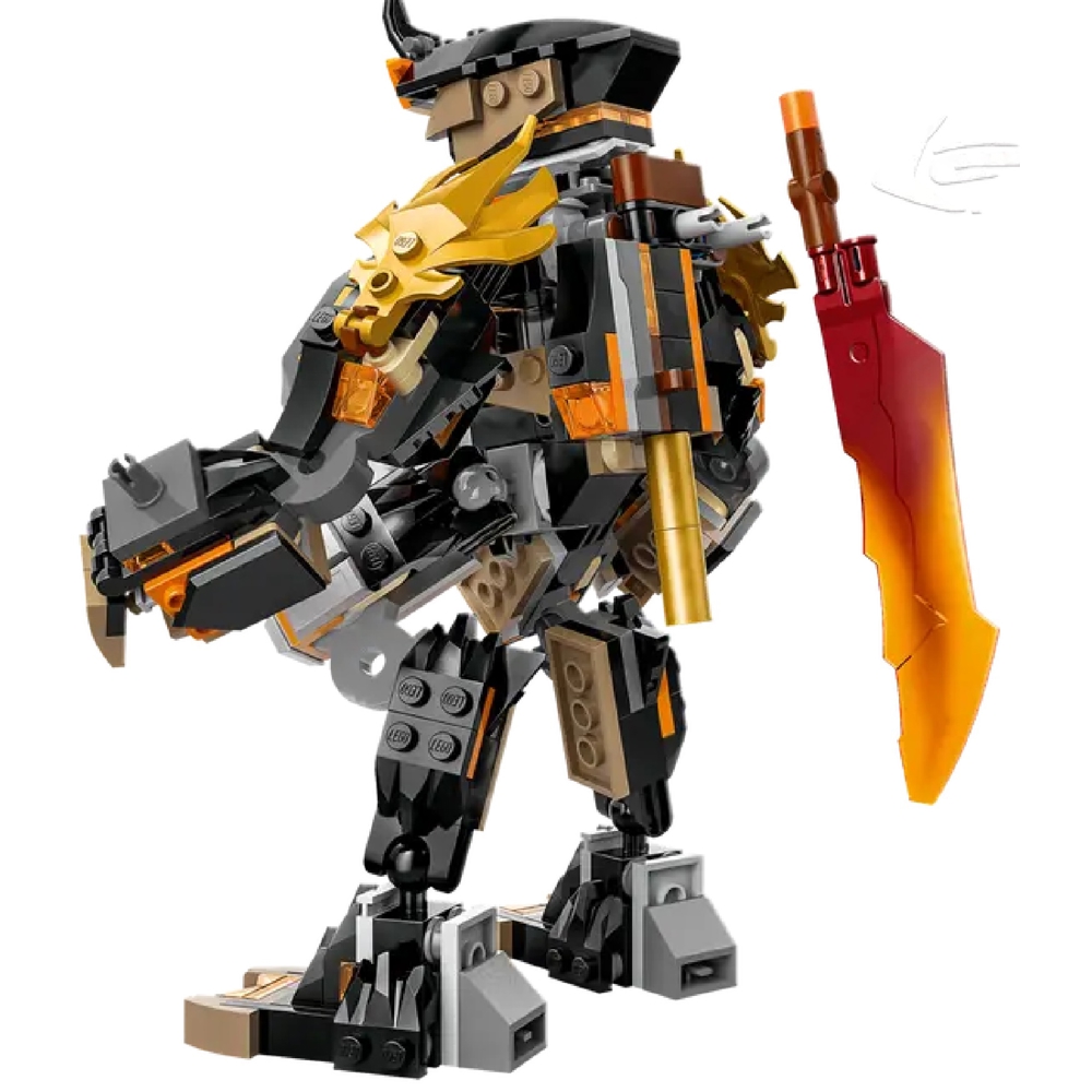 ასაწყობი კონსტრუქცია Lego 71854 NINJAGO Cole's Mission Mech & Dragon Zane, Prefabricated Construction