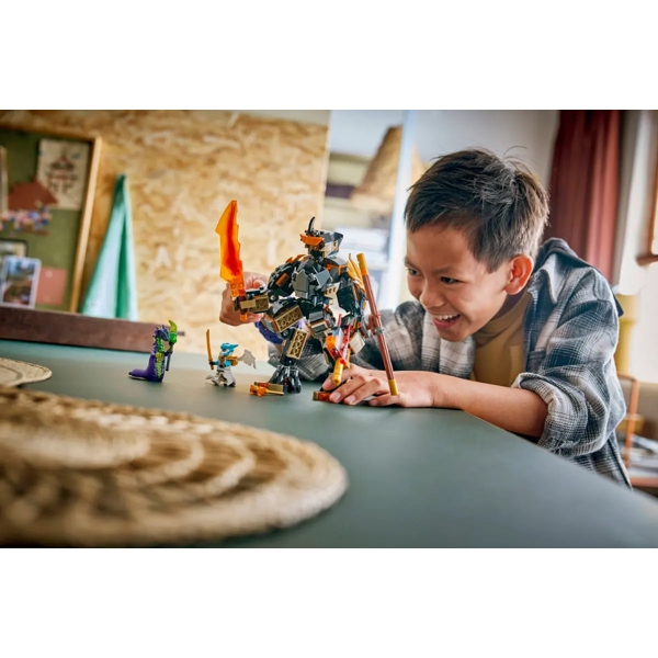 Prefabricated Construction Lego 71854 NINJAGO Cole's Mission Mech & Dragon Zane